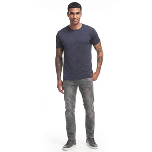 Camisetas Personalizadas para Hombre, 100% Algodón, Transpirables, Manga Corta, Unisex, Colores y Tallas Personalizadas, Venta al Por Mayor - Product Image 1