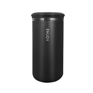 Flacon à vide coréen créatif en acier inoxydable à double poche 350ml petite tasse droite pour hommes et femmes-pour la rentrée des classes - Product Image 1