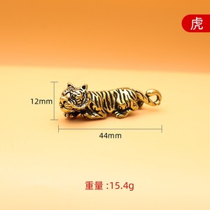 รูปปั้นสัตว์ทองเหลือง ของตกแต่ง รูปสัตว์ตามนักษัตรจีน หนู วัว เสือ กระต่าย <span class=keywords><strong>มังกร</strong></span> งู ม้า แกะ ลิง ไก่ สุนัข หมู ของตกแต่งโต๊ะทำงาน - Product Image 5