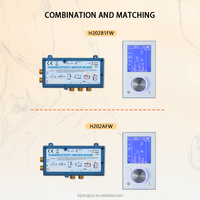 Ensemble de douche numérique intelligent de haute qualité avec contrôle WiFi par application, mitigeur thermostatique pour villa, hôtel, appartement