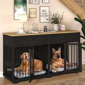 <span class=keywords><strong>Cages</strong></span> d'intérieur multifonctionnelles en bois et métal pour chiens Jaula Para Perros - Product Image 2