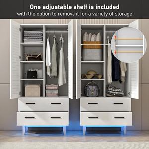 Ultimi disegni baby armadio camera da letto almari mobili stampati smart in legno cabina guardaroba per camera da letto - Product Image 4