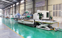 Ligne de production de meubles en bois : Routeur CNC ATC pour le travail du bois, machine de nesting à chargement et déchargement automatiques pour portes