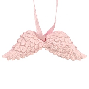 Diffuseur <span class=keywords><strong>d</strong></span>'arômes en pierre solide en forme <span class=keywords><strong>d</strong></span>'aile rose pour voiture, artisanat en gypse, vente en gros - Product Image 1