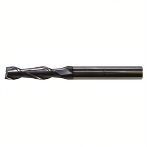 Fraise à queue en carbure monobloc Ttake, hélice 30 degrés, 2 dents, revêtement Nano TiAlN, série longue, pour usinage des métaux - Product Image 2