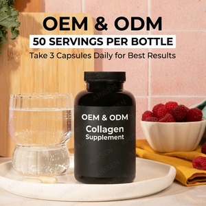 OEM Multi-Kollagen-Komplex Kapseln Multi-Kollagen für Frauen & Männer Typ I <span class=keywords><strong>II</strong></span> III V X Weidehaltung 150 Kapseln - Product Image 6