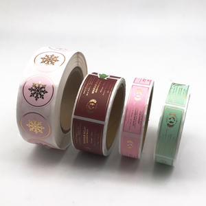 Tùy Chỉnh Bạc Foil Nhãn Rõ Ràng, Dính Sáng Bóng Bạc Foil Hot Stamping Dán Trong Suốt, Vinyl Gold Foil Label In Ấn - Product Image 6