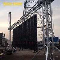 Torre de Elevação Portátil em Liga de Alumínio com Altura de Elevação de 7,5m para Iluminação de Palco e Uso Interno e Externo