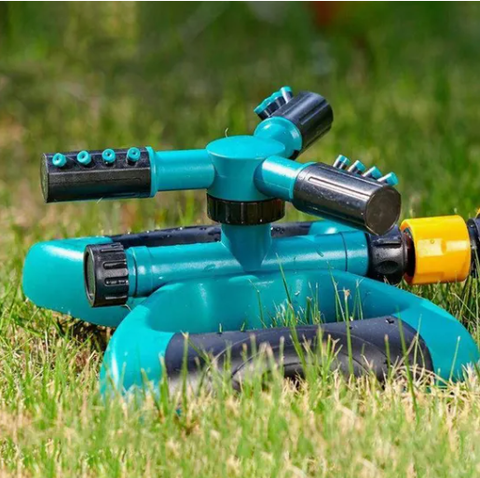 Automatic 360 Degree Rotating Plastic Water Sprayer Butterfly Vortex Sprinkler with 3 Arms for Farm Use