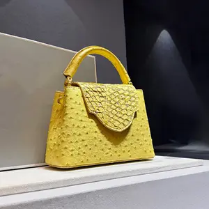 2024 New Arrival Premium Camel Bird Pattern Handbag: Cross-Border High-End Women's Bag with Superior Quality