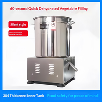 Commerciële groente- en fruitsaladespinner, water- en olieafwasmachine, centrifugale ontwateringsmachine met hoge snelheid