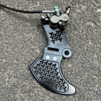 Ensemble de frein arrière pour Surron LBX Light Bee, style Ultra Bee, support CNC noir, kit de disque de 240 mm