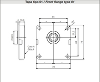 1L05DH09S Pompe hydraulique Roquet 1L03DH09S L0 BOMBAS DE ENGRANAJES POMPES À ENGRANES