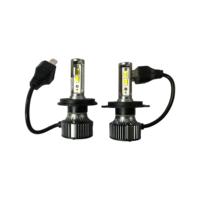 Ampoule de phare LED H4 à haute luminosité, double faisceau, 35W, 6000K, 2000-2800LM, DC 9-32V, kit de conversion de phare LED pour voiture, camion, SUV