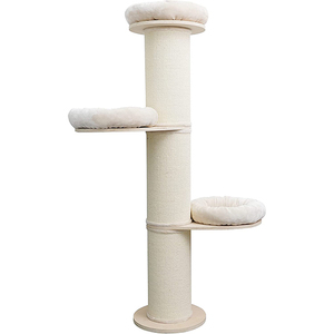 Albero a torre per gatti in legno alto 74 "con tiragraffi in Sisal - Product Image 1