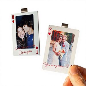 Acrylic Car Shade Panel Clip Custom Photo <b>Playing</b> <b>Card</b> Interior Decor Drop Shipping Gifts - Product Image 1