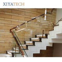 XIYATECH Panneaux de garde-corps de porte de fenêtre personnalisables en acier inoxydable de sécurité transparente en verre trempé de haute qualité à prix compétitif