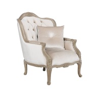 Fauteuil en tissu moderne, 1 pièce, style européen, mobilier de salon, emballage en promotion