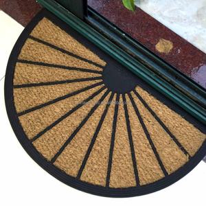 Woven Panama Weave Moulded Coir <b>Rubber</b> Welcome <b>Doormats</b> - Product Image 6