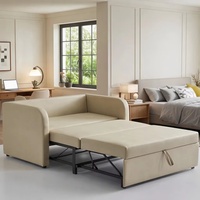 Canapé-lit pliant de style hôtelier tout-en-un multifonctionnel pour salon, lit escamotable pour petits appartements et siestes de l'après-midi