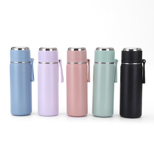 Custom 316 Stainless Steel Bullet <b>Thermos</b>, Pop-up Lid Lanyard Straight Steeping Tea <b>Cup</b> for Students - Product Image 5