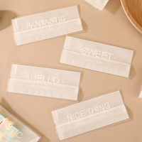 Pochette en plastique dorée pour bonbons gélifiés et biscuits, sacs d'emballage de luxe avec logo personnalisé, sacs surprise porte-bonheur