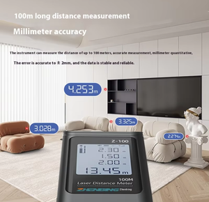 Professionale 3 in 1 misuratore <span class=keywords><strong>Laser</strong></span> <span class=keywords><strong>Laser</strong></span> distanza ricaricabile grigia 100M di alta precisione misura digitale portatile portatile - Product Image 6