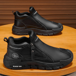 <span class=keywords><strong>2025</strong></span> người đàn ông của thể thao giản dị chống trượt mặc kháng ngắn khởi động thoải mái mềm đế yếm Giày - Product Image 4