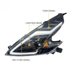 Fari RGB Arcaici per NISSAN 370Z Fairlady Z Coupé Roadster Z34 2008-2021, Fari 370Z 6000K, Accessori Auto - Product Image 5