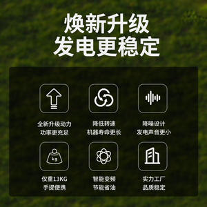 Generador Inverter Shraise R2800i de 2.5kVA, 230V, Monofásico, Refrigerado por Aire, Motor de Gasolina, Portátil, con Pantalla LED - Product Image 2