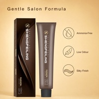 Crème colorante capillaire coréenne en gros pour salon, à base de plantes, sans ammoniaque, teinture permanente