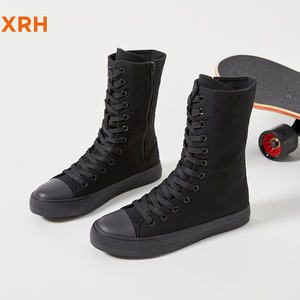 XRH all'ingrosso all'ingrosso Chaussures <span class=keywords><strong>La</strong></span> Mode En Toile Classic Logo personalizzato High Top Blank Kids scarpe di tela per le donne nuovi stili - Product Image 5