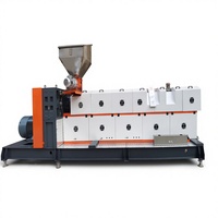 Granulateur de recyclage de plastique à vis simple et double étage pour bouteilles usagées, tension personnalisée, puissance 90 kW, pour le traitement du PP/PE/ABS/HDPE