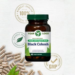 Phong Cách Mới 500Mg Đen <span class=keywords><strong>Cohosh</strong></span> Gốc Viên Nang Nhãn Hiệu Riêng Thảo Dược Tự Nhiên Bổ Sung Sức Khỏe Cho Người Lớn Đen <span class=keywords><strong>Cohosh</strong></span> Chiết Xuất - Product Image 4