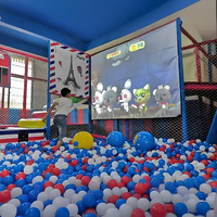 Aire de jeux intérieure populaire de jeu de balle Smash de projection 3D interactive AR avec projection murale pour les enfants