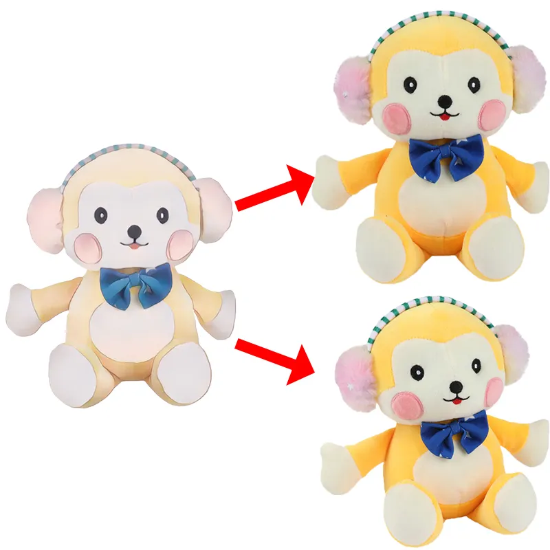 Popular Children Gift Baby Lovely Kids Plush Doll Character Custom Animal Monkey Stuffed Plush Toy For Baby Gifts