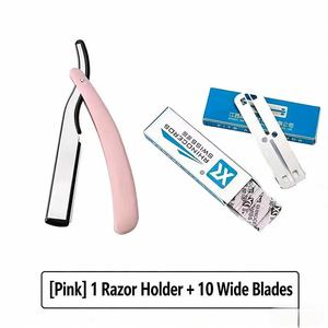 Navaja de peluquería, raspador, navaja tradicional para cortar el cabello, navaja de afeitar, navaja de afeitar manual, navaja de afeitar con cuchilla - Product Image 2