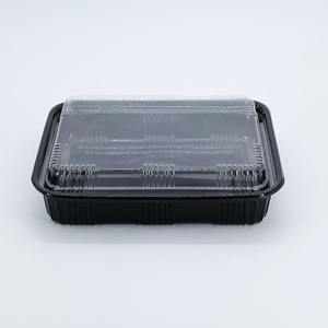 Оптовая продажа, Высококачественная упаковочная коробка для еды на вынос, одноразовая пластиковая коробка для еды, одноразовая коробка для закусок - Product Image 1