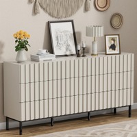 Service OEM, armoire de rangement en bois moderne et contemporaine sur mesure, commode à 9 tiroirs pour chambre à coucher, salon