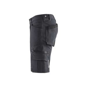 BLAKLADER - 198716449899C44 Craftsman <b>shorts</b> in 4-way <b>stretch</b> without nail pockets X1900 Dark grey/Black <b>WORK</b> TROUSERS - Product Image 5
