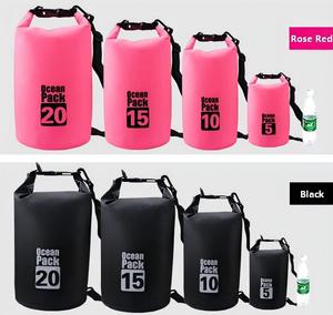 Bolsa Impermeable de PVC para Exteriores, Tipo Ocean Pack, de 5L, 10L y 20L, con Correas para Hombro - Product Image 4