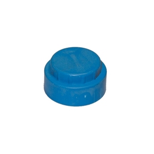 Cappuccio protettivo per Htd Htsw Technical Curves diametro 46 mm, copertura di scarico in plastica blu - Product Image 1