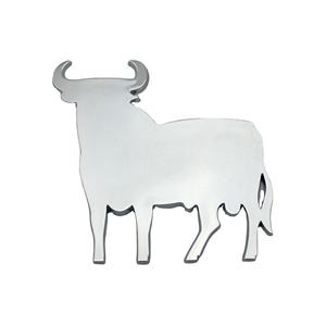 3 डी स्टेनलेस स्टील प्लेट क्रोम स्टिकर कस्टम मेटल बुल लोगो बैज कार के लिए स्टिकर - Product Image 3