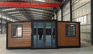 Maison préfabriquée extensible en conteneur de 40 pieds sur 20 pieds, 2 à 5 chambres, en acier pliable, à vendre - Product Image 3