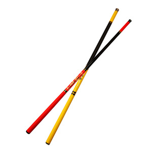 Caña de Pescar de Fibra de Carbono 3.6 4.5 5.4 6.3 7.2 M, Acción Media Rápida, para Pesca en Agua Dulce, Color Rojo y Amarillo, Directo de Fábrica - Product Image 5