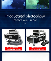 Machine à faible brume pour mariage de scène 3000W, DMX512 Dual Tube Celebration Party bar Dry Ice Machine, Fogger