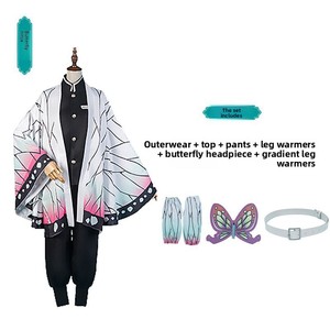 Costume de <span class=keywords><strong>cosplay</strong></span> Demon Slayer pour adulte, ensemble complet de tenue bidimensionnelle - <span class=keywords><strong>Kamado</strong></span> <span class=keywords><strong>Tanjiro</strong></span> et Nezuko en polyester pour hommes - Product Image 1