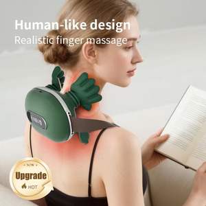 All'ingrosso massaggio elettrico vibratore sollievo del corpo Shiatsu portatile tessuto profondo collo massaggiatore spalla massaggiatore con il calore - Product Image 3