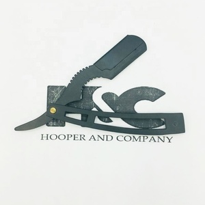 Wholesale Barber <b>Razors</b> Private Label Barber Straight <b>Razor</b> With Swing Lock For Men Shave - Product Image 5