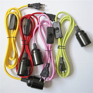 E27 Châu Âu Mặt dây đèn ánh sáng Kit với switch cắm trong cổ điển Đèn dây - Product Image 1